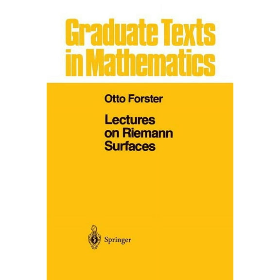 Lectures on Riemann Surfaces