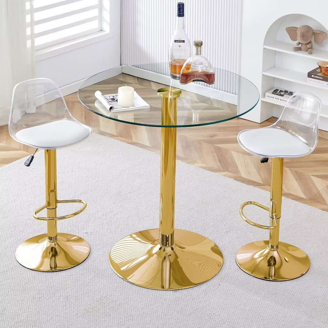 Glass Bar Table And Chairs Dining Room Modern Glass Bar Table Lido