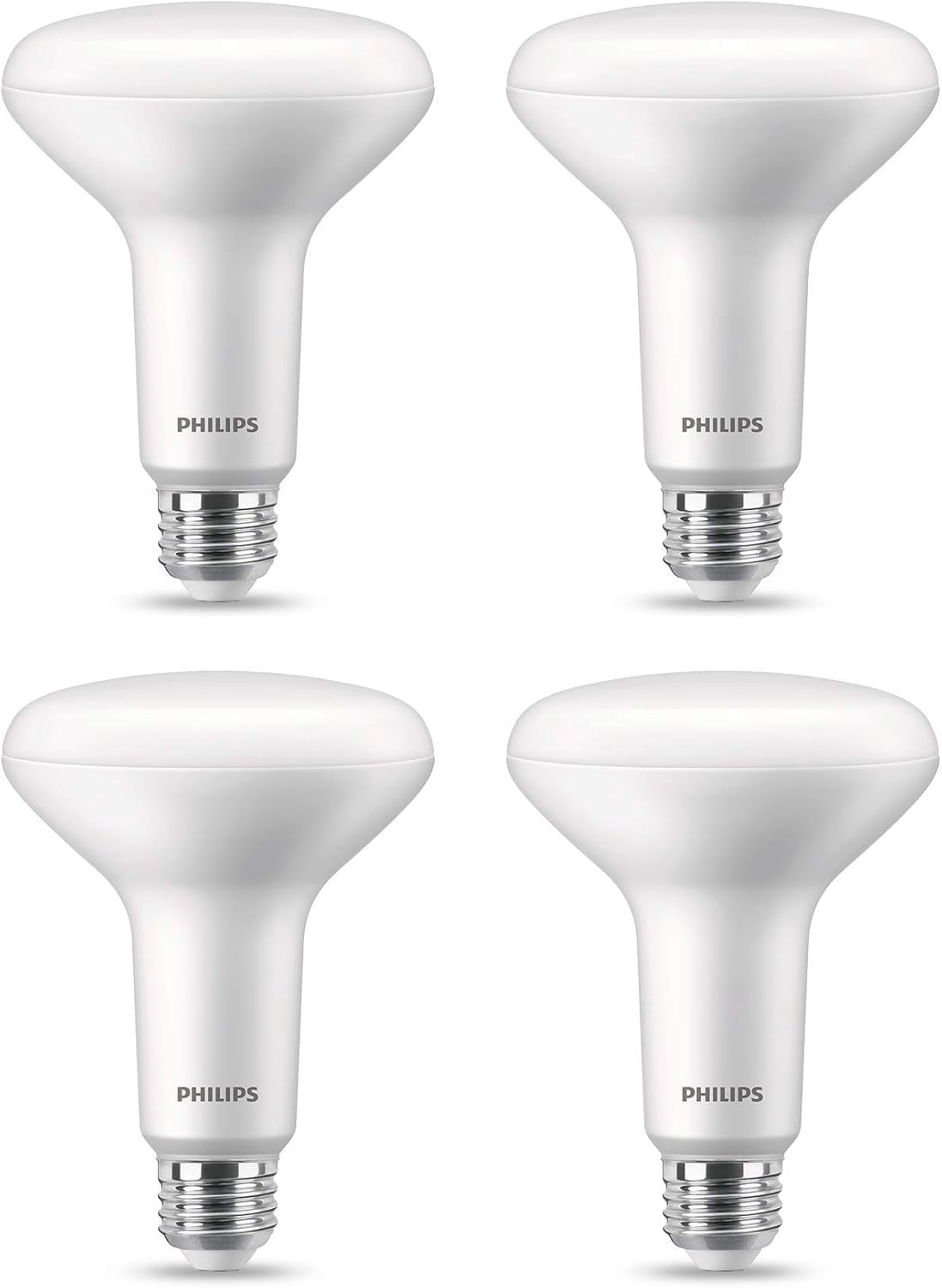 Philips LED Indoor Flood Light Bulb BR30 Dimmable, 1400 Lumens, 100W Equivalent, Daylight, 4-Pack