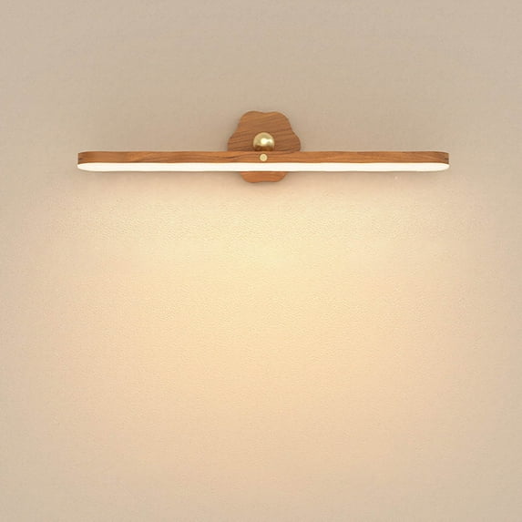 Led 360° Rotatable Magnetic Battery Operated Wall Lights USB Rechargeable Dimmable Led Vanity Night Light for Reading Light, Makeup Light and Household Lighting