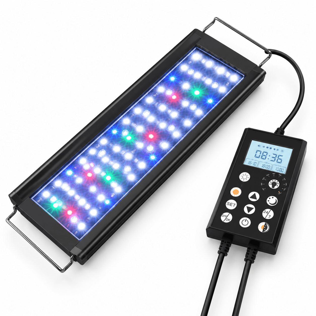 Led Aquarium Light For 24/7 & Diy Mode Fish Tank 24w - Walmart.com