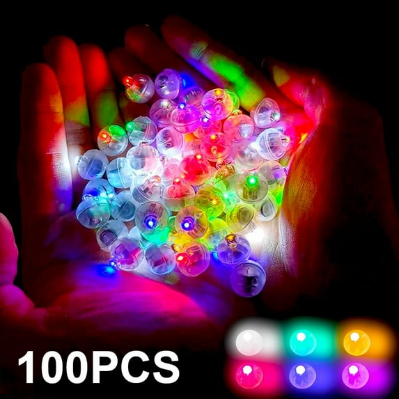 Led Balloon Decoration Light, Flash Lantern Bar Luminous Lamps, Ideal for Christmas Birthday Party,100/50/30/10pcs