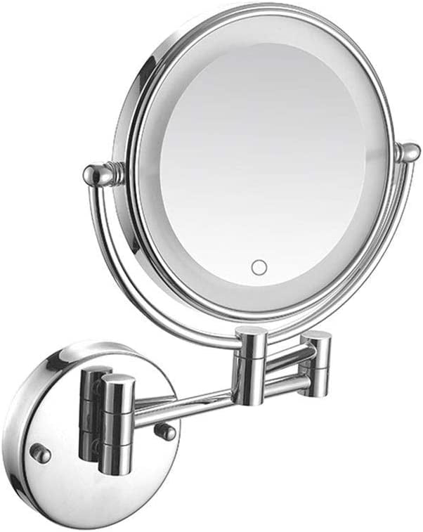 Led Bathroom Mirror Lighted Makeup Mirror Wall Mounted Mirror Touch