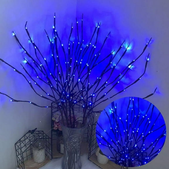 Led Branch Light Battery Operated Lighted Branch Vase Filler Willow Tree Artificial Little Twig Power Brown 30 Inch 20 LED for Home Romantic Decoration