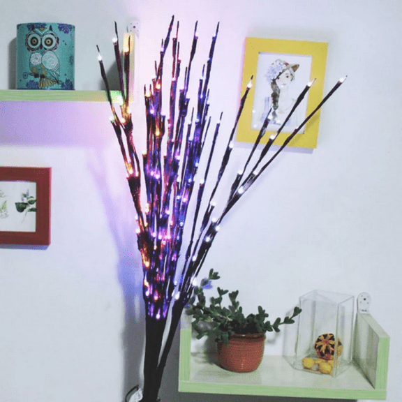 Led Branch Lights, Twig Lights, Lighted Branch for Vase, LED Decorative Branch Lights, Christmas Tree Fairy Lights, Indoor Lighting, Warm White Decor, Artificial Tree DIY Decorative Lights