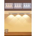 thumbnail image 1 of Led Under Cabinet Light, Under Counter Closet Lighting with Motion Sensor, USB Rechargeable Battery Operated Hill Corrugated Light for Kitchen （3 beads/15.74in）, 1 of 5