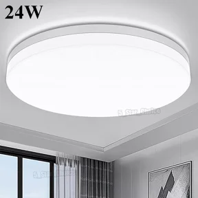 Led Ceiling Down Light Ultra Thin Flush Mount Kitchen Lamp Home Fixture 6000K