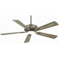 thumbnail image 1 of Led Ceiling Fan In Transitional Style 13.25 Inches Tall By 52 Inches Wide-Burnished Nickel Finish-Savannah Gray Blade Color Minka Aire Fans F556l-Bnk, 1 of 10