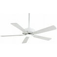 thumbnail image 1 of Led Ceiling Fan In Transitional Style 13.25 Inches Tall By 52 Inches Wide-White Finish-White Blade Color Minka Aire Fans F556l-Wh, 1 of 10