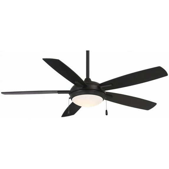 Led Ceiling Fan In Transitional Style 15.25 Inches Tall By 54 Inches Wide-Coal Finish-Coal Blade Color Minka Aire Fans F534l-Cl