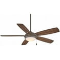 thumbnail image 1 of Led Ceiling Fan In Transitional Style 15.25 Inches Tall By 54 Inches Wide-Oil Rubbed Bronze Finish-Dark Pine Blade Color Minka Aire Fans F534l-Orb, 1 of 10