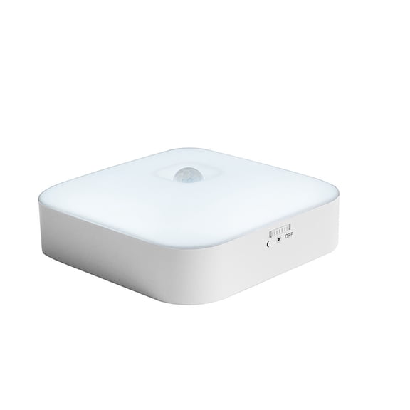 Led Ceiling Light Rechargeable Square Flush Mount Ceiling Led Light, Usb-C Charging for Hallway Stairwell Closet A