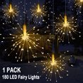thumbnail image 1 of Led Christmas Lights String Fairy Lights, Battery Operated Fairy String Lights for Room, Bouquet Shape Hanging Fairy Lights with Remote for Christmas Wedding Décor, 8 Flashing Modes, 180 LED, Q5341, 1 of 11