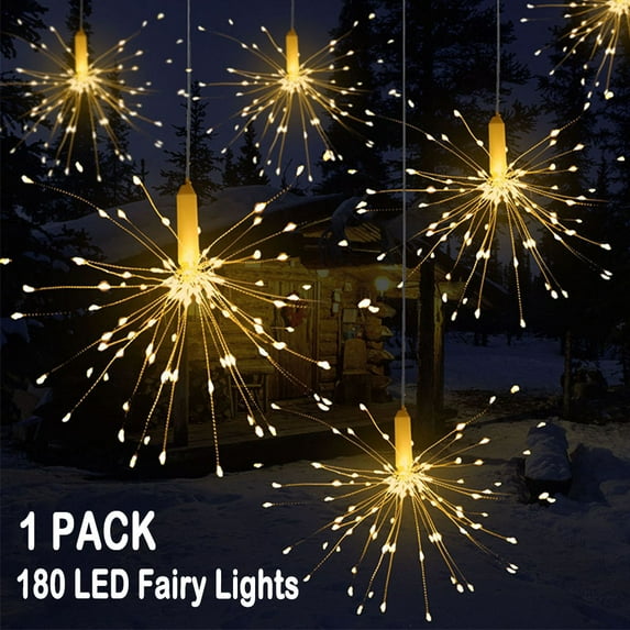 Led Christmas Lights String Fairy Lights, Battery Operated Fairy String Lights for Room, Bouquet Shape Hanging Fairy Lights with Remote for Christmas Wedding Décor, 8 Flashing Modes, 180 LED, Q5341
