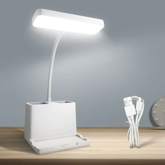 Led Desk Light Touch Sensor Table Bedside Reading Usb Rechargeable Dimmable Lamp
