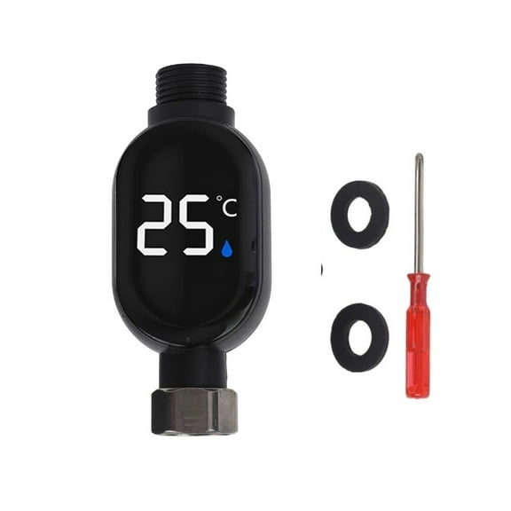 Led Display Home Shower Faucets Water Thermometer Water Temperature Monitor 0-99℃ Bathing Temperature Meter