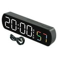 thumbnail image 1 of Led Display Rectangular Alarm Clock Temperature Humidity Display Timer, 1 of 8