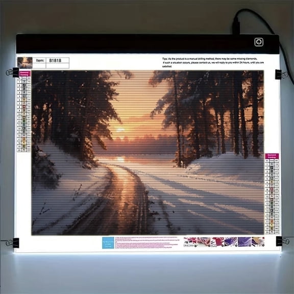 Led Drawing Copy Board Drawing Board Toy To Draw 3 Level Dimmable Painting Tablet A5 Size Light Pad Copy Board Learning Educational Game Diamond Painting Light Board Pad Box Educati