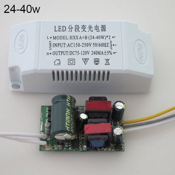 Led Drive Segmented Ceiling Lamp Light Transformers Constant Current Power Supplies 8-24W 24-36W 36-48W Lighting Accessories