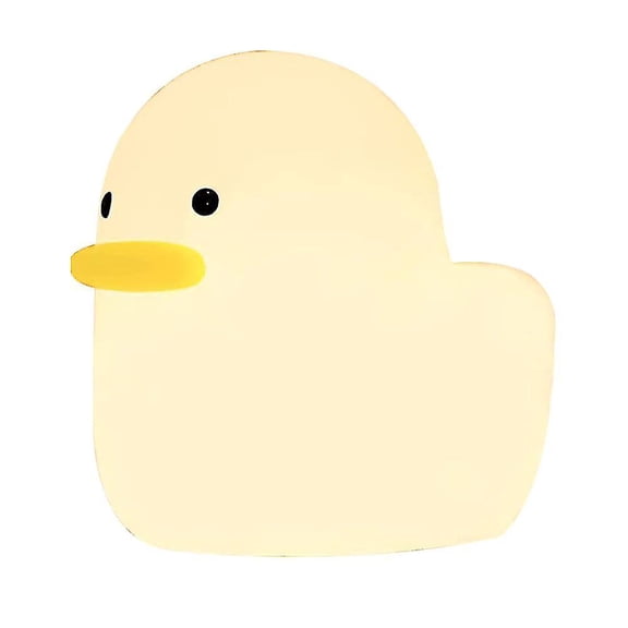 Led Duck Night Light, Cute Duck Silicone Nursery Night Light Table Lamp