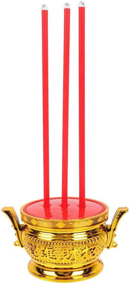 Led Electronic Incense Burner with Stick Holder Desktop Buddha Censer Incense Holder for Meditation Zen Home Bedroom Decor Safe Electric Burner$$Home Decor, Kitchen, & Other