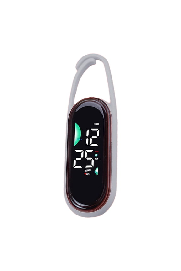 Led Electronic Watch Waterproof Night Light Touch Digital Watch Easy to Read Keychain Pocket Watches Women Men