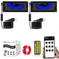 thumbnail image 1 of Led Eyes for car/Truck Windshield,Programmable Scrolling LED Display USB DC 5V/2A,Dynamic Big Eye Lights for Windshield with APP Control and Remote Controller(23"x5"- 2PCS) ZHEYU, 1 of 5