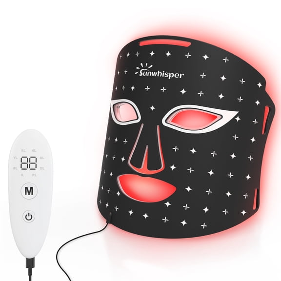 Led Face Light Therapy Mask - 7 Color Light Therapy for Anti-Aging, Acne & Wrinkles, Gift for Women