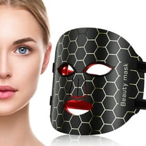 HIME SAMA Led Face Mask, Red Light Mask for Face, Infrared, Red & Blue ...