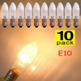 Led Filament 1055V Ac E10 Replacement Light Bulbs for Arc With 7