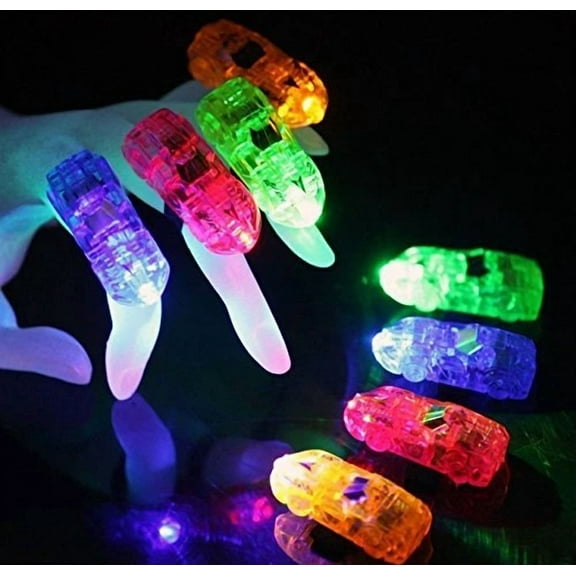 Led Finger Beam 48 Pcs Led Bright Finger Flashlights Party Favor