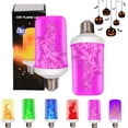 thumbnail image 1 of Led Flame Light Bulb, Led Flame Light Bulb with Gravity Sensing Effect, Datactively Light Lamp, Base Outdoor Light Bulbs, 4 Modes Dynamic Torch Lamp, for Halloween Decor, Bar Torch Lamp, 1 of 8