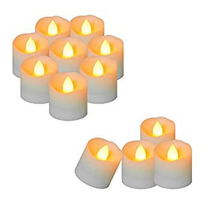 Led Flameless Candles Bulk 24 PCS Amber Battery Operated Tea Lights