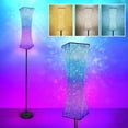 thumbnail image 1 of Led Floor Lamps, RGB 62 Inch Corner Floor Lamp Standing Modern Lamp Decor for Living Room Bedroom Game, 1 of 8