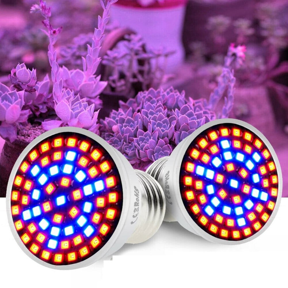 Led Grow Light Bulb Full Spectrum,Plant Light Bulb with 200 LEDs for