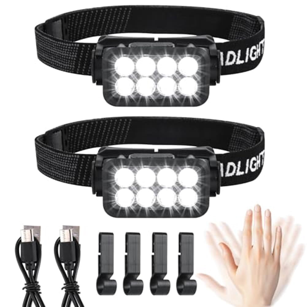 Led Headlamp Adjustable Headband Lightweight Headlight For Construction Work