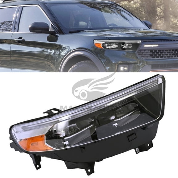 LED Headlight front head lamp light for 2020 2021 2022 2023 Ford Explorer Right Passenger Side