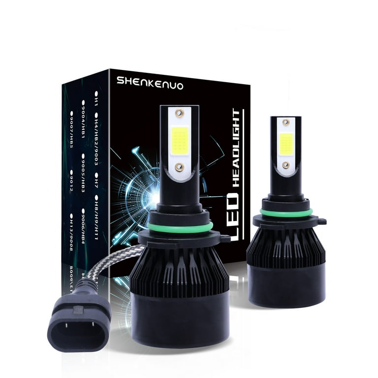 H4 High Powered LED Bulbs with Fans (Pair) !! 11000LM Per Pair !!
