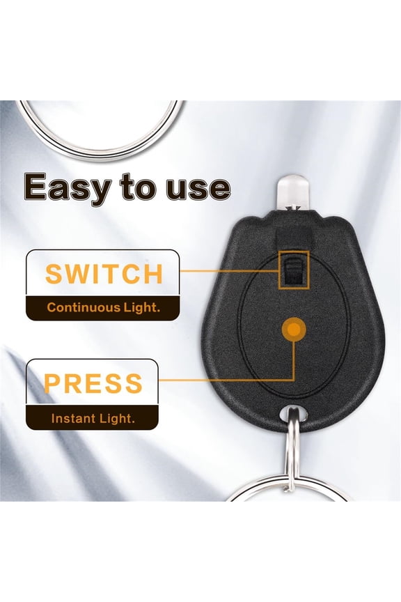 Led Keychain Flashlight, Small Key Ring Flashlight With Led Light For Everyday And Emergency Use, Compact And Portable Design For Easy Carrying On Keys Bags Or Belts, Ideal For