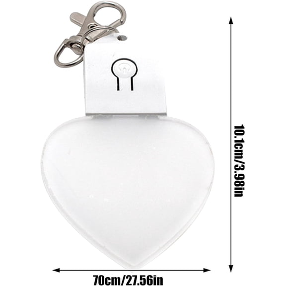 Led Keychain Light LED Keychain Light Acrylic Purse Lamp Touch Sensing Mini Flashlight Multi-Color Portable Lighting Wallet Light Keyring Decor Acrylic Purse Lamp