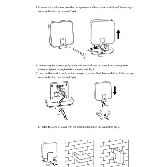 Led LED Flashing Warning Light Alarm Lamp For Garage Door Outdoor Wall Mounted LED Signal Alarm Light