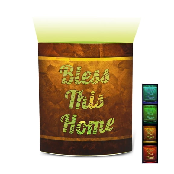 Led Lantern Bless This Home