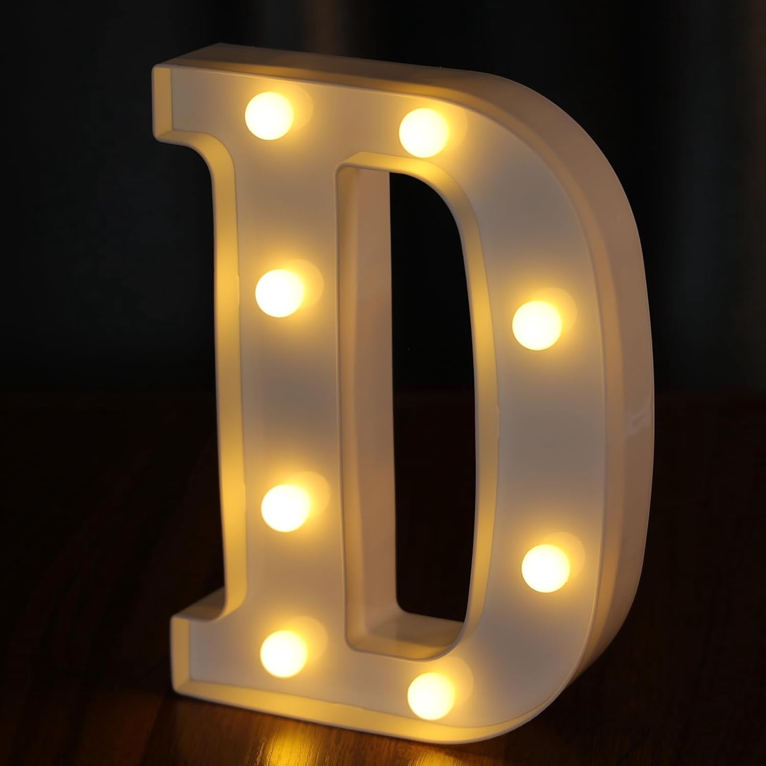Jail Base Led Letters Led Letters Lights 26 Alphabet and 10 Number Decorative Lighted Letters ...
