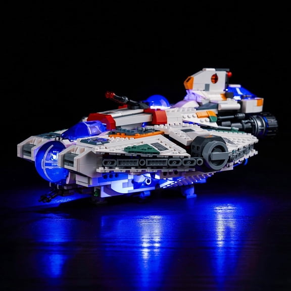 Led Light Kit Compatible with Lego Ahsoka Ghost & Phantom II Building Set, Compatible with Lego 75357 (Model Not Included)