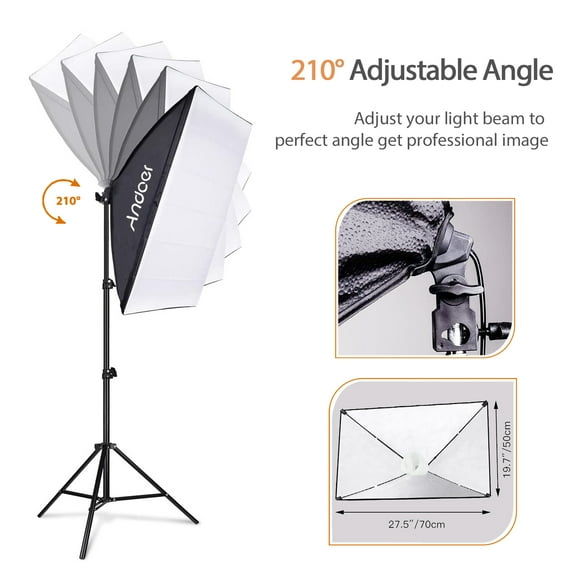 Led Light Kit Studio Led Light Kit Studio Photography Light Kit Softbox Lighting Set Including 85W 3000K-6000K Bi Color Temperature LED Light Softbox Light Stand Boom Arm