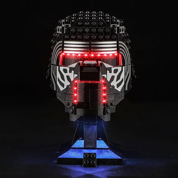 Led Light Kit Suit for Lego 75415 ,Decoration Lighting Kit Compatible With Kylo Ren Helmet -Innovative Led Lighting Compatible with Lego Star War - Not Included Lego Set