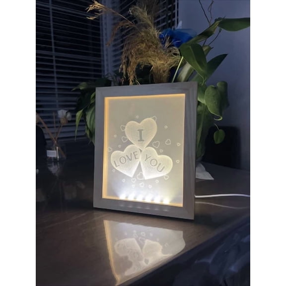 Led Light Picture Frame/ Decor Frame- For Wall Or Desk