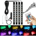 thumbnail image 1 of Led Light Strip,Car LED Strip Lights Under Dash Footwell LED Interior Light Kit for All Cars Accent Light Glow Neon, 1 of 7