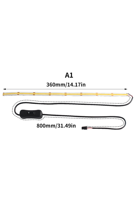 Led Light Strip For Bambu Lab A1/A1 MINI Super bright Led Ra95 Fill Light 24V LED For Bambu Lab 3D Printer Accessory