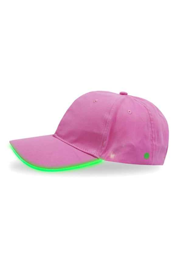 Led Light Up Cap,Festival Hat Party Outfit, Adjustable Unisex Baseball Cap for Festival Club Stage
